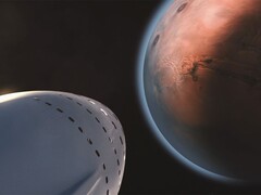 Image montrant un vaisseau spatial se dirigeant vers une planète. (Source de l'image : SpaceX - Pexels)