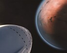 Image montrant un vaisseau spatial se dirigeant vers une planète. (Source de l'image : SpaceX - Pexels)