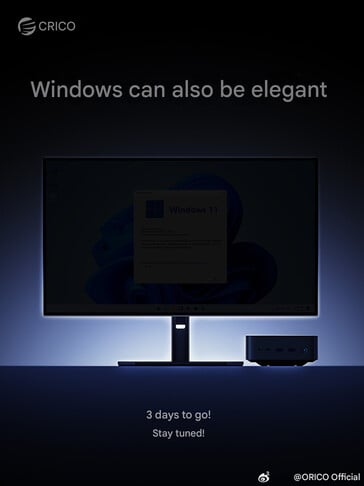 Le mini PC ressemblant à un Mac (Image source : Orico - machine translated)