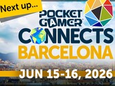 Image promotionnelle officielle du Pocket Gamer Connects Barcelona 2026.