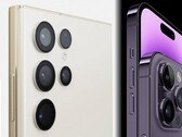 Le design du Galaxy S23 Ultra, qui ressemble à celui d'un Note, pourrait ne pas plaire à autant de monde que l'iPhone 14 Pro. (Image source : Technizo Concept/Apple - édité)