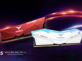TEAMGROUP a lancé de nouveaux kits de mémoire DDR5, le T-FORCE DELTA RGB DDR5 et le T-FORCE VULCAN DDR5. (Image : TEAMGROUP)