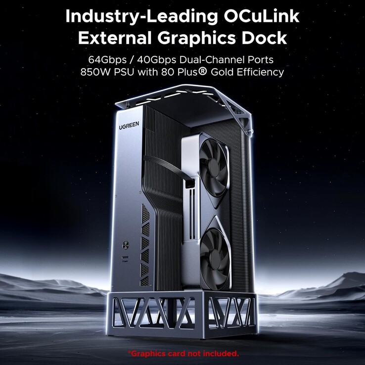 La station d'accueil Ugreen LinkStation eGPU Dock fonctionne via USB-C et OCuLink. (Source de l'image : Ugreen via Amazon)