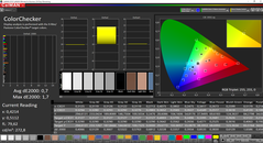 CalMAN ColorChecker calibré