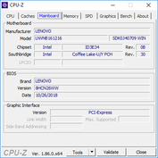 Lenovo IdeaPad 730S-13IWL - CPU-Z : carte-mère.