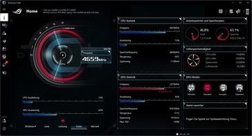 Mode turbo. Le commutateur GPU se trouve à droite