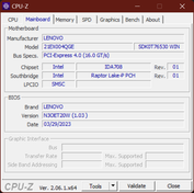 Carte mère CPU-Z