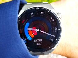 L'écran de la Huawei Watch GT 3 Pro est toujours lisible