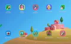 Galaxy Tab A 10.1 - Kids Home - Écran d'accueil par défaut.