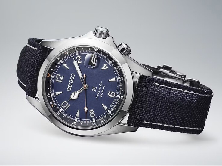 La montre Seiko Prospex Alpinist SPB531 offre une résistance à l'eau de 20 bars (200 m) (Image source : Seiko)