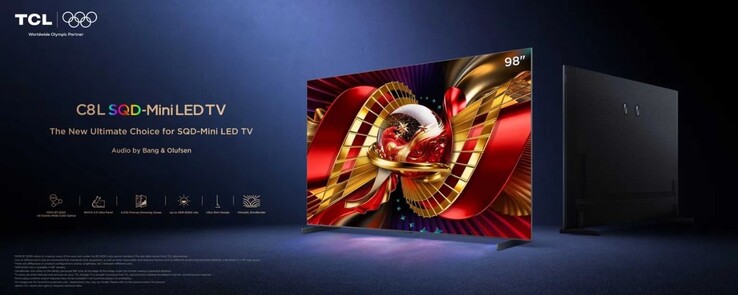 Le téléviseur LED TCL C8L SQD-Mini