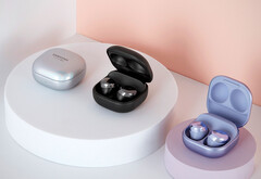 Le Galaxy Buds2 Pro ressemblera à son prédécesseur, illustré. (Image source : Samsung)