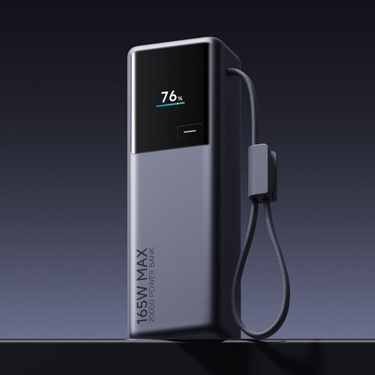 La banque d'énergie Xiaomi 20000mAh 165W avec câble intégré. (Source de l'image : Xiaomi)