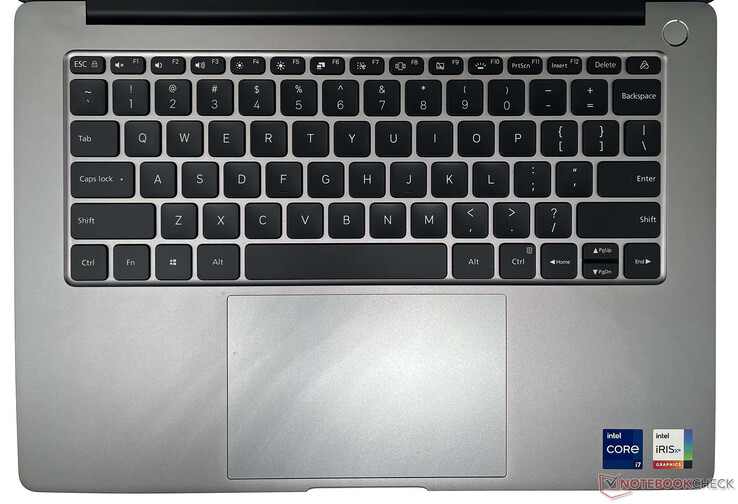 Les boutons du pavé tactile du Mi NoteBook Pro sont plus rigides que d'habitude