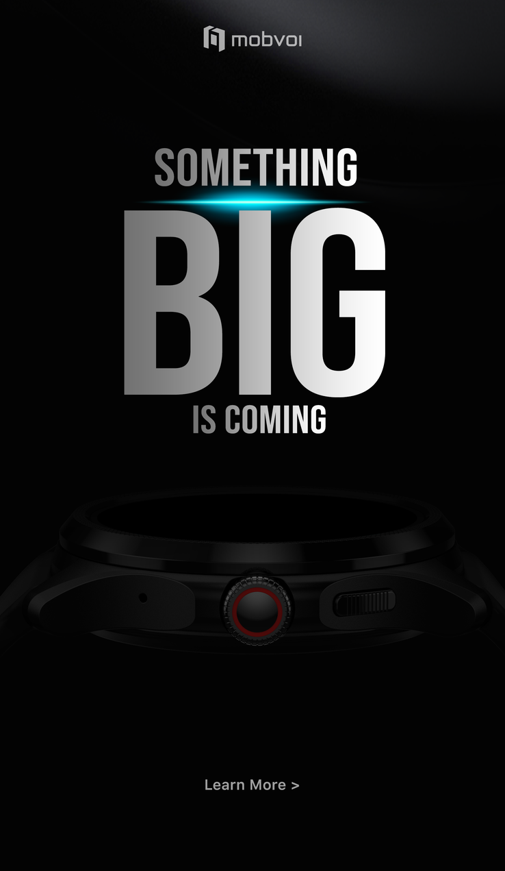 L'affiche de la TicWatch Pro 5 semble indiquer une nouvelle fonctionnalité matérielle. (Source : Mobvoi)