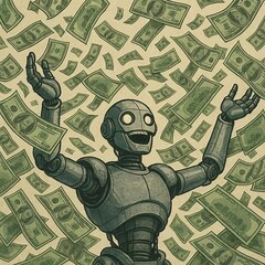 La course à l'IA pourrait être à l'origine de l'endettement croissant des entreprises technologiques. (Source de l'image : AI generated by ChatGPT-4o)