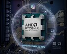 AMD Ryzen AI PRO 400 Series avec un arrière-plan à thème Copilot généré par l'IA.