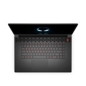 Alienware m17 R5 top (image via Dell)