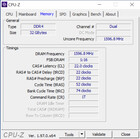 CPU-Z Mémoire de travail