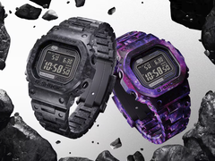 Image stylisée de la Casio G-Shock GCW-B5000UN-1 et GCW-B5000UN-6.