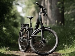 Le vélo électrique Deruiz Lapis est équipé d&#039;un système de suspension complet de RockShox. (Source de l&#039;image : Deruiz)