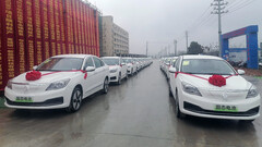 Les taxis E70 sont les premiers à être équipés d&#039;une batterie à semi-conducteurs (image : DongFeng)
