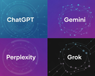 Gemini, ChatGPT, Grok et Perplexity (Source de l'image : Gemini)