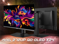 Le MAG 272UP X24 est une alternative moins chère au MPG 272URX. (Source de l'image : MSI)