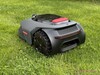 Arrière de la tondeuse robotisée
