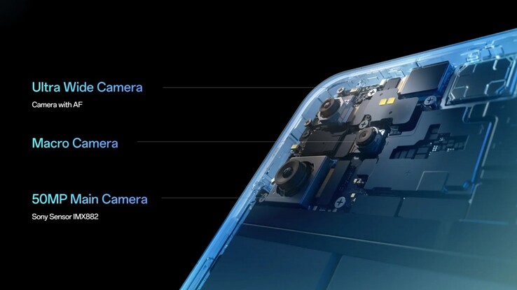 L'Oppo Reno14 F est doté d'un appareil photo principal Sony IMX882 de 50 mégapixels (Source : Oppo)