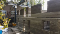 La maison de ville imprimée en 3D a une superficie de 4 500 pieds carrés (Source de l&#039;image : nidus3D/COBOD)