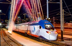 Le nouvel Acela en service aux Etats-Unis. (Source de l'image : Amtrak)