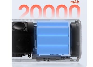 La série MoGo 4 est dotée d'une batterie de 20 000 mAh. (Source de l'image : Xgimi)