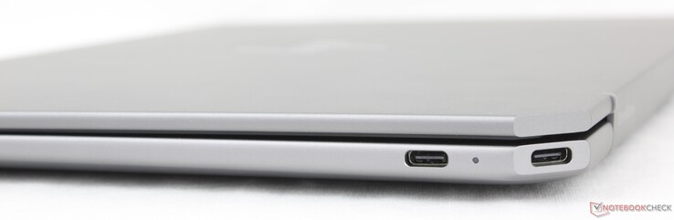 Droite : USB-C (40 Gbps) Thunderbolt 4 avec DisplayPort 2.1 + Power Delivery