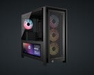 Le boîtier PC gaming Corsair Frame 4000D mid-tower est désormais disponible en version LCD, avec un écran tactile de 14,5 pouces. (Source de l'image : Corsair)