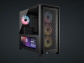 Le boîtier PC gaming Corsair Frame 4000D mid-tower est désormais disponible en version LCD, avec un écran tactile de 14,5 pouces. (Source de l'image : Corsair)
