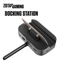 La station d&#039;accueil de ZOTAC a quelques caractéristiques cachées dans sa manche. (Source de l&#039;image : ZOTAC)