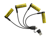 Batterie lithium-ion rechargeable NH2400 de Nitecore (Source : Nitecore)