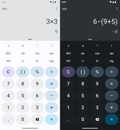 L'application de calculatrice redessinée sur LineageOS 21 (Source de l'image : LineageOS)