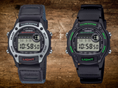 Les nouvelles montres Standard de Casio comprennent la W220HF-8AV (à gauche) et la W220H-1A3V (à droite). (Source de l'image : Casio)