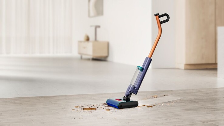 Le nettoyeur de sols humides Dyson Clean+Wash Hygiene. (Source : Dyson)