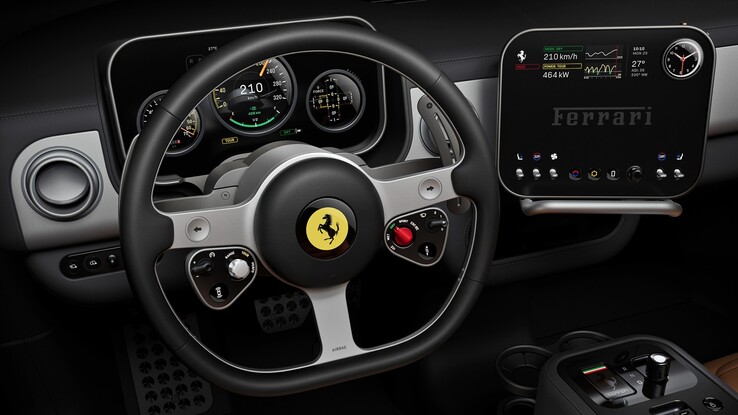 L'intérieur électrique de la Ferrari Luce par Jony Ive.