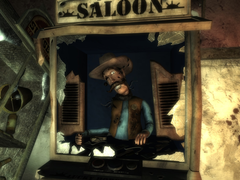 Une capture d'écran de Fallout New Vegas sur un PC