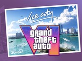 La bannière de GTA 6 Vice City avec le logo est montrée (Image source : Rockstar Games avec modifications)