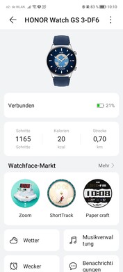 Les Watchfaces peuvent être téléchargées via l'application Santé