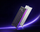 Le Legion R9 est disponible avec des switches Huano Classic HiFi Latte personnalisés ou non personnalisés. Photo : une image promotionnelle présentant le design du clavier.