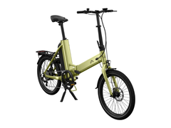 Le vélo électrique pliant Crivit 530 Wh (photo) de Lidl a été lancé en Europe. (Source : Lidl)