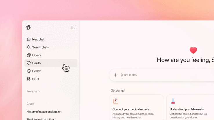 OpenAI affirme que les conversations au sein de ChatGPT Health ne seront pas utilisées pour former ses modèles de base. (Source de l'image : OpenAI)