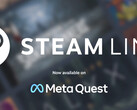 Steam Link est un autre moyen de jouer aux jeux Steam VR sur les casques Quest VR récents. (Source de l'image : Valve & Meta - édité)