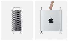 Le prochain Mac Pro ressemblera à une version plus petite du modèle actuel. (Image source : Apple)